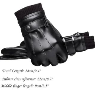 Guantes de cuero PU, impermeable