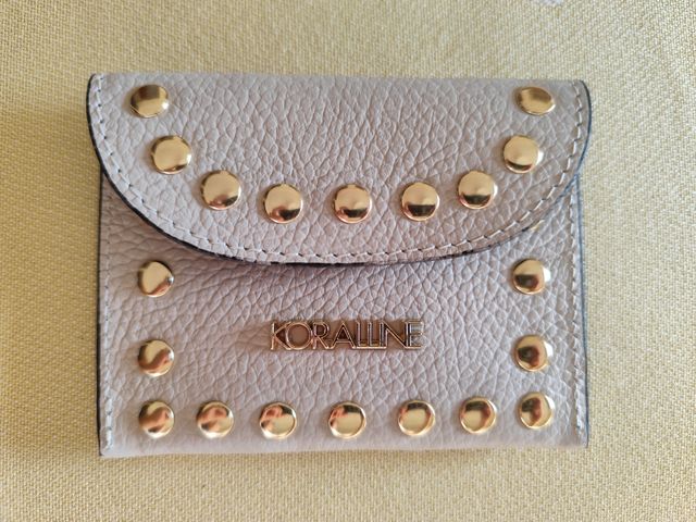 Portafoglio/portamonete Koralline beige