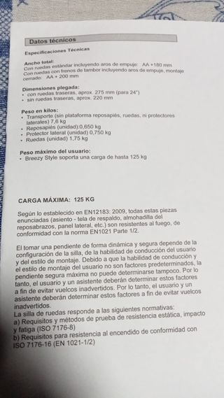 NUEVA--Silla de ruedas--200e
