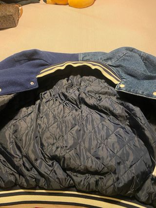 Chaqueta universitaria vaquera pull bear