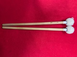 Baquetas de timbal Morgan mango de caña de bambú