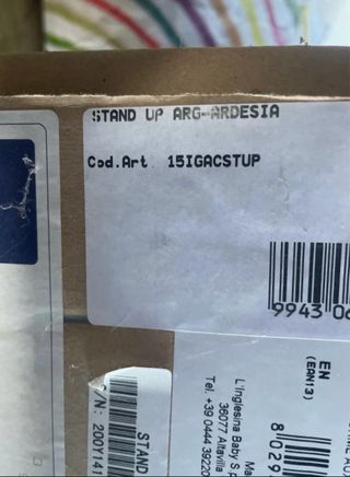 appoggio culla serie Inglesina mod stand up