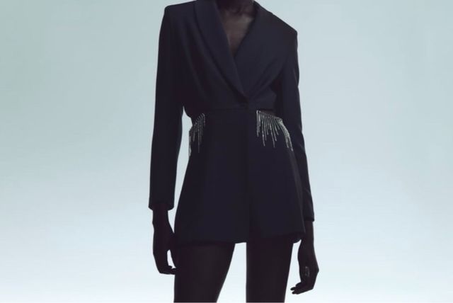 Vestido zara brillos