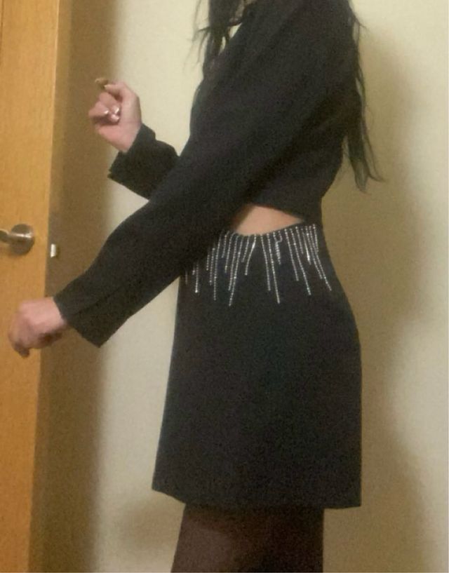 Vestido zara brillos