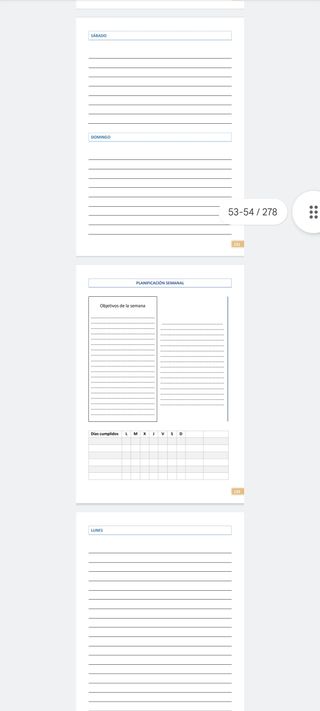 PDF Agenda Diaria, Semanal, Mensual