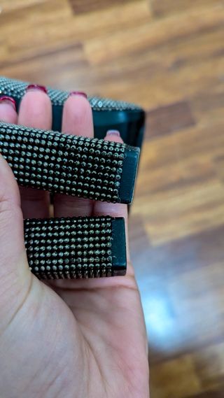 Botas altas de brillantes de Zara