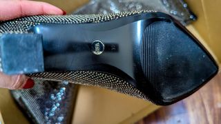 Botas altas de brillantes de Zara