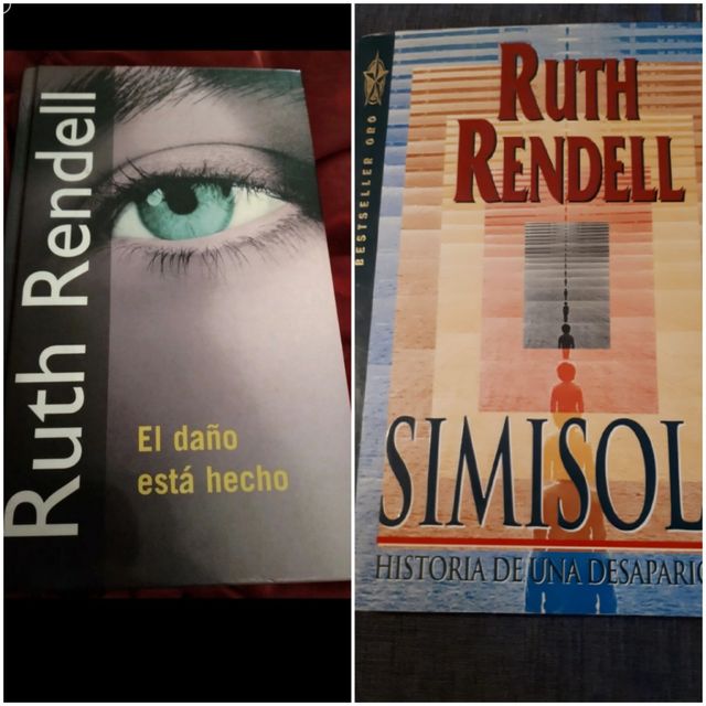 Lote Ruth Rendell 2 libros por 5€