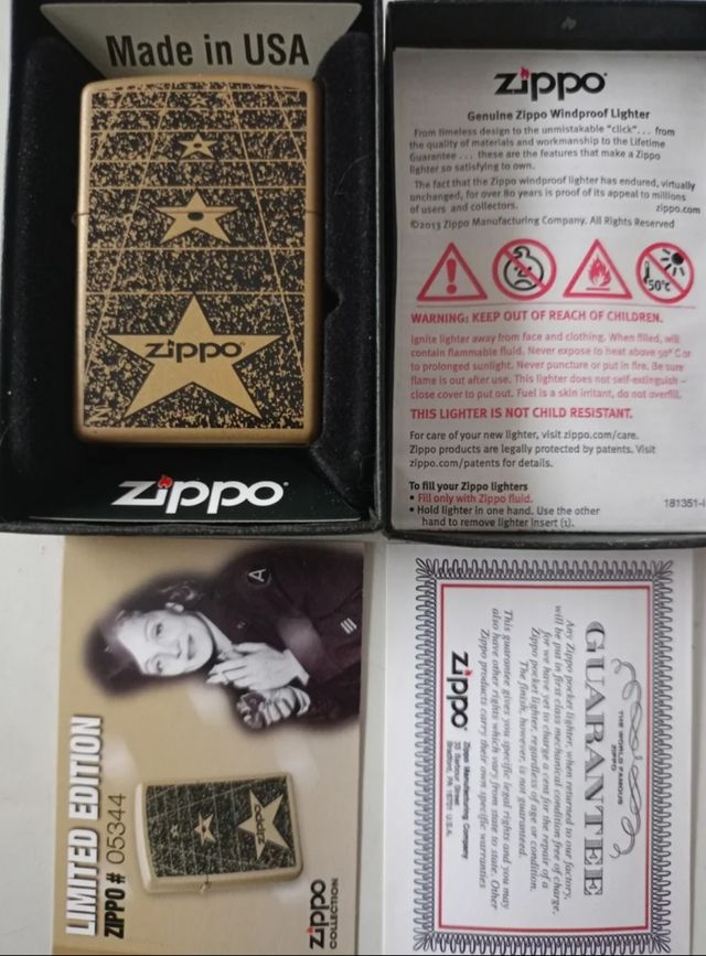 Mecheros EDICIÓN LIMITADA Zippo NUEVOS! originales