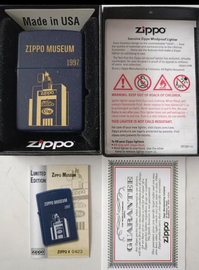 Mecheros EDICIÓN LIMITADA Zippo NUEVOS! originales