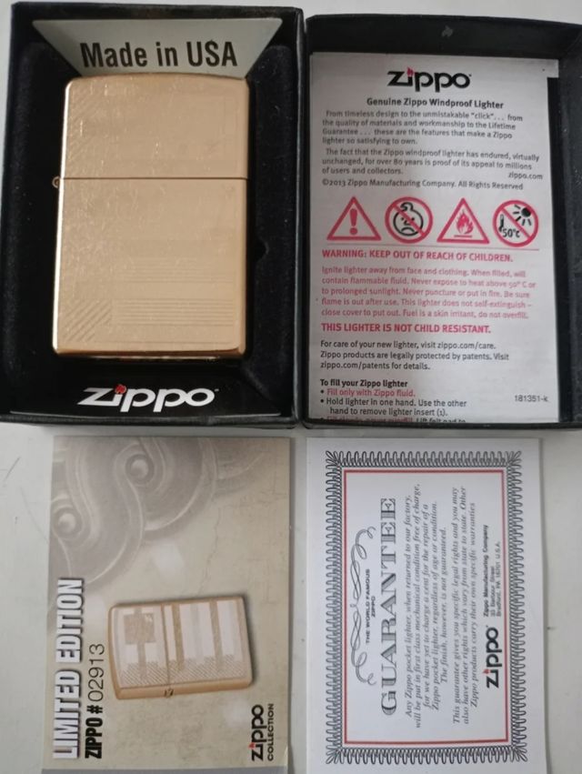 Mecheros EDICIÓN LIMITADA Zippo NUEVOS! originales