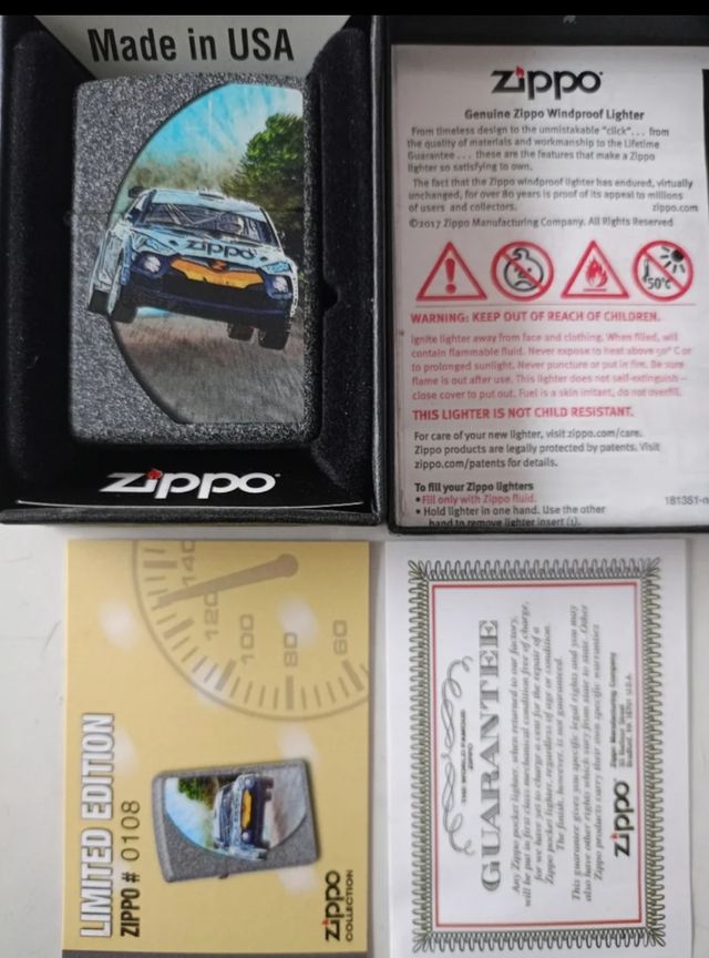 Mecheros EDICIÓN LIMITADA Zippo NUEVOS! originales