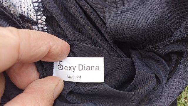 Picardías negro y tigre