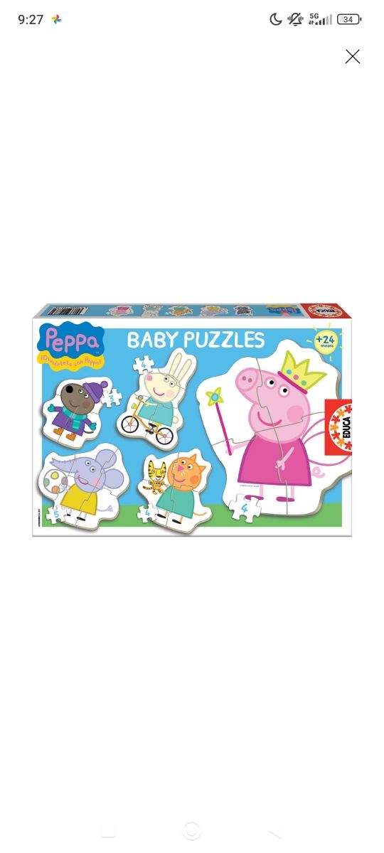 Puzzle Peppa pig