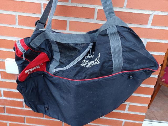 Bolsa de deporte gris