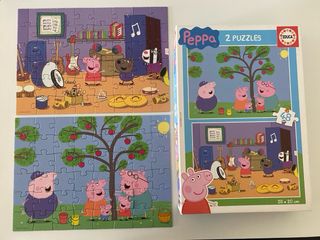 Lote puzzles progresivos Peppa Pig 2-4años