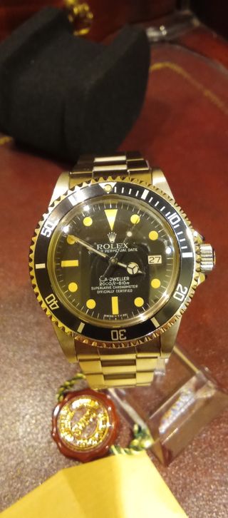 ROLEX SUBMARINER SEA-DWELLER 1665 PATINA