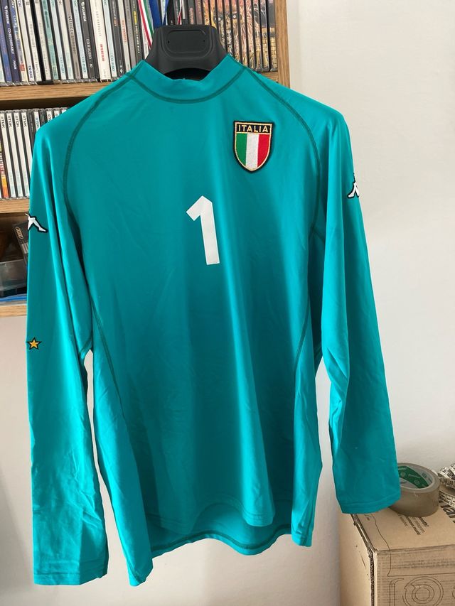 Maglia portiere Italia originale mondiali 2002