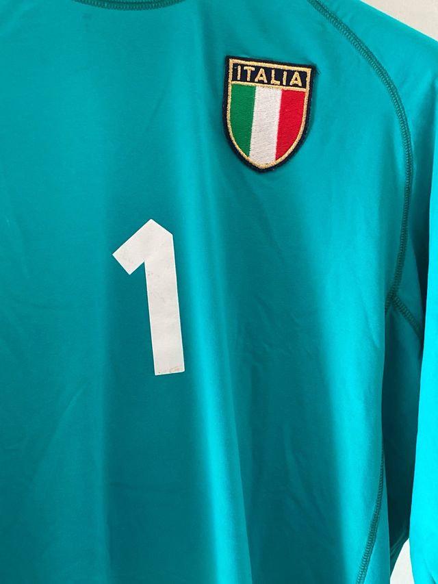 Maglia portiere Italia originale mondiali 2002