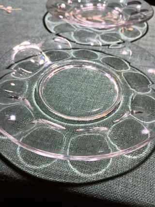 2 platos postre arcoral años 90