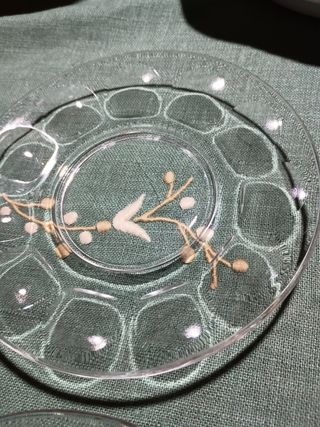 2 platos postre arcoral años 90