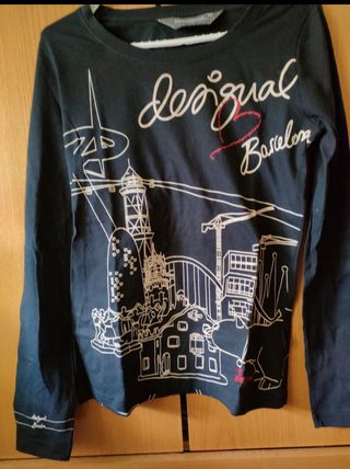Camiseta manga larga.Desigual. Nueva.