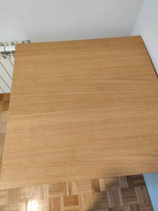 Mesa de comedor extensible 90x90