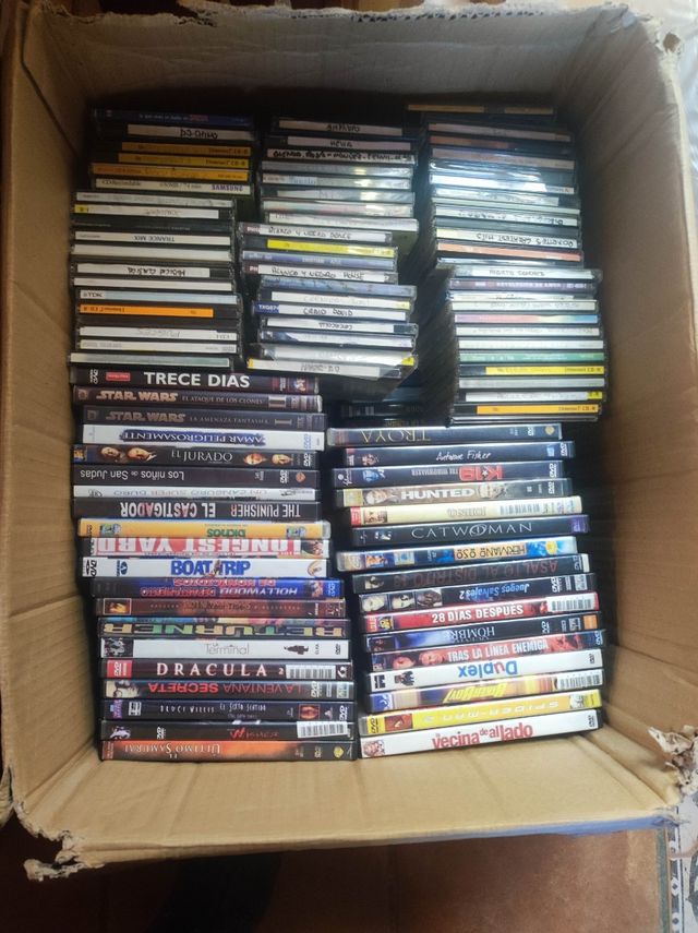 CD copias música y DVD copias películas