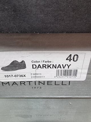 Zapatos martinelli darknavy