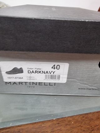 Zapatos martinelli darknavy