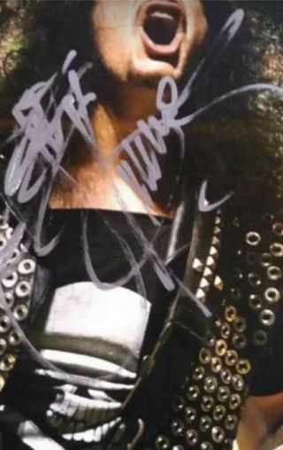 Foto autografata originale kiss