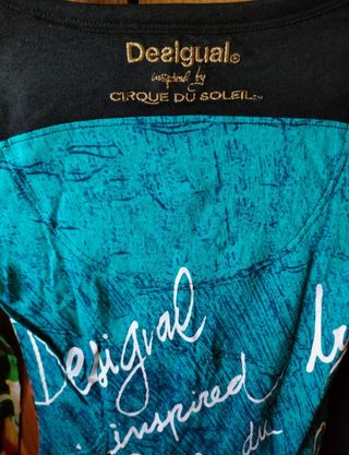 Camiseta mnga larga mujer.Desigual.