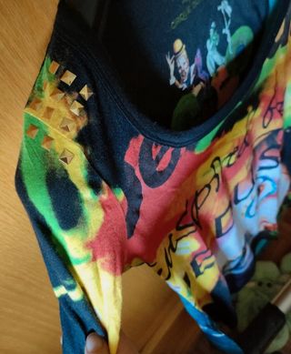 Camiseta mnga larga mujer.Desigual.