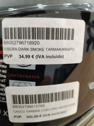 CASCO ACERBIS TARMAK CARBON + Visera Dark Smoke