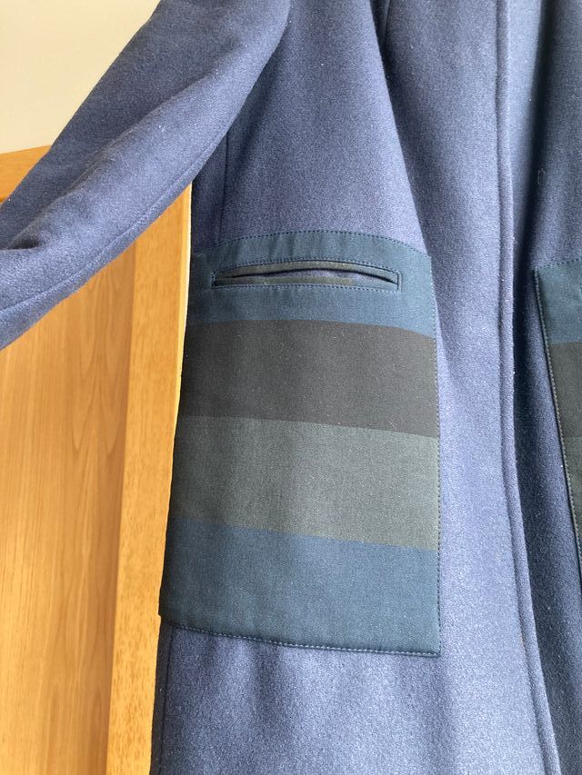 Cappotto Loreak Mendian in lana blu