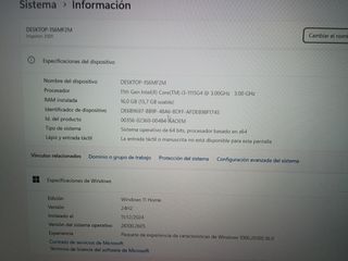 Computer portatile Dell Inspiron 3501, core i3 RAM 16 GB, SSD