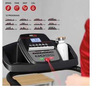 Cinta de correr y andar plegable.