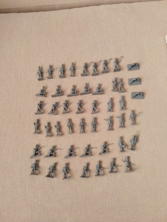 Soldados airfix Waterloo french