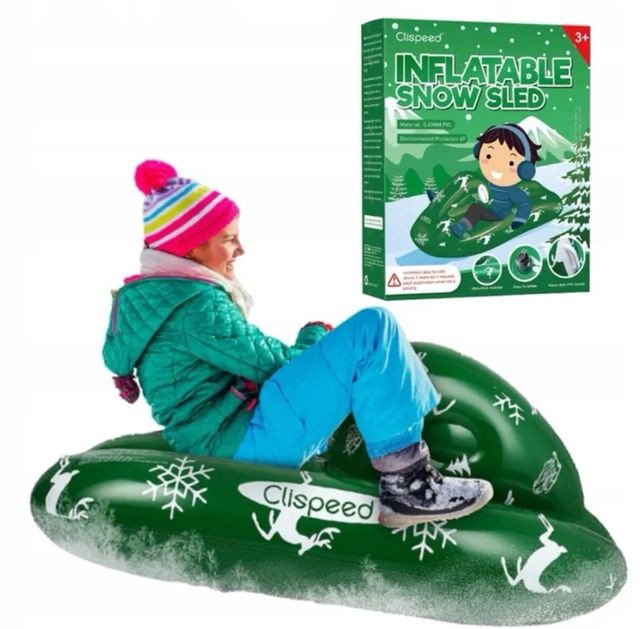Trineo deslizador para nieve inflable