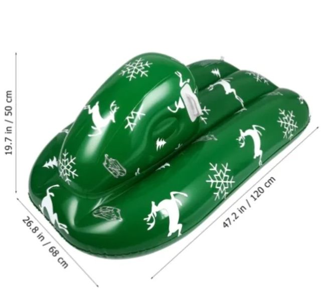 Trineo deslizador para nieve inflable