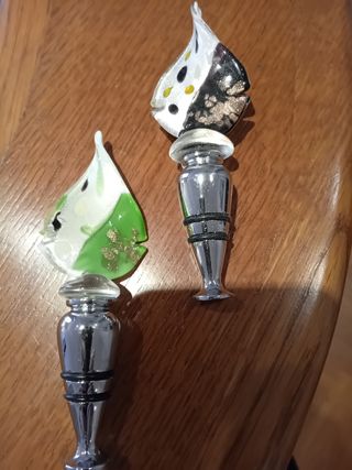 Tappi bottiglia vetro Murano 