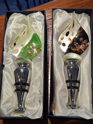 Tappi bottiglia vetro Murano 