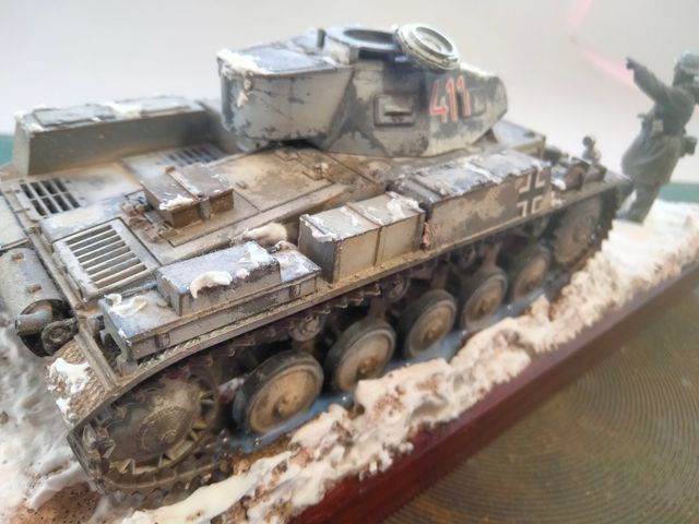 Maqueta de tanque panzer II