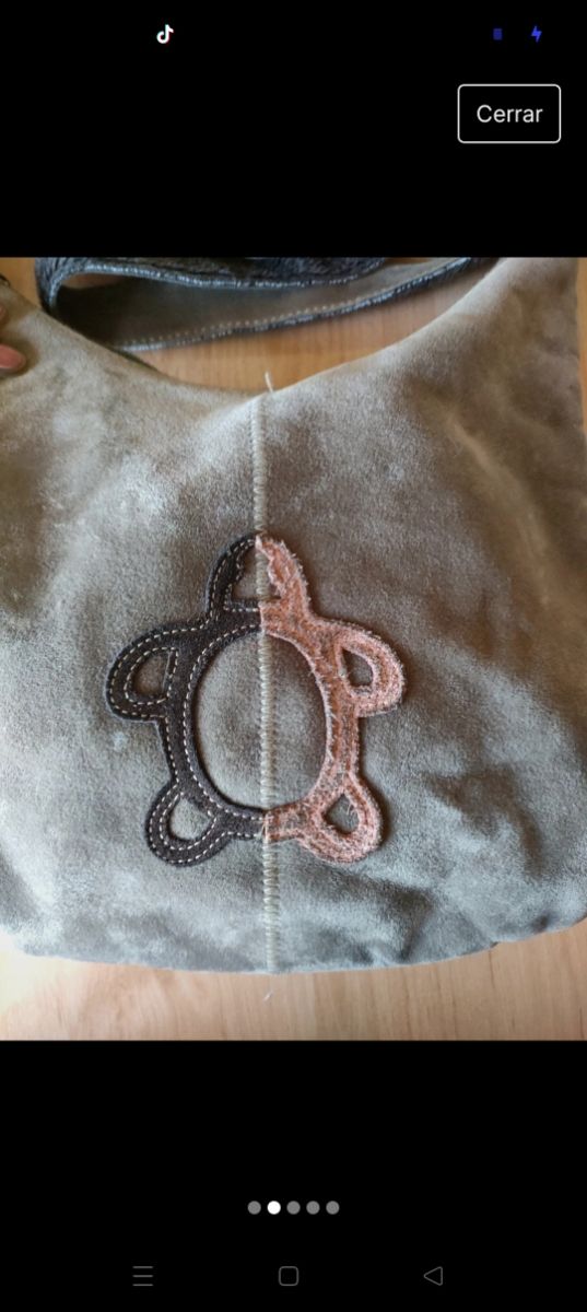 Bolso de piel vuelta Caminatta.