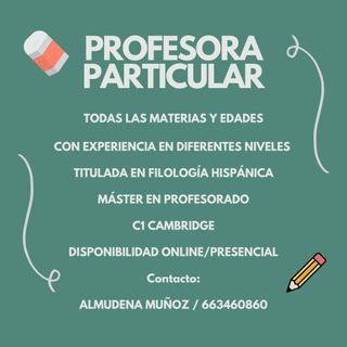 PROFESORA PARTICULAR