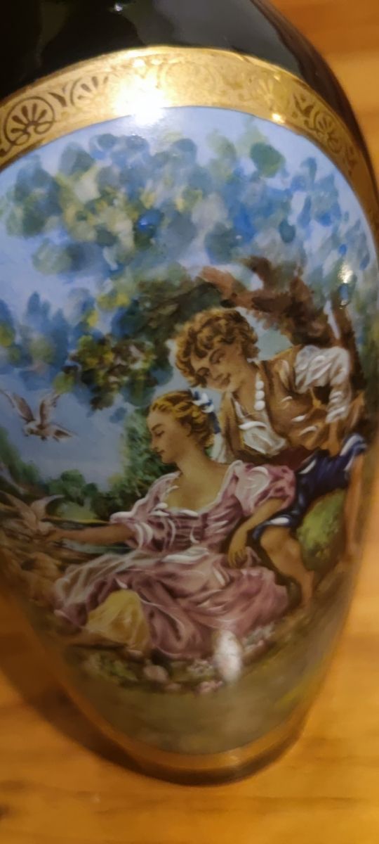 Antiguo jarrón limonges Francia