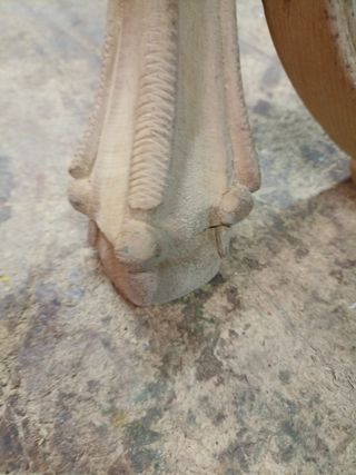 Patas madera garra de leon