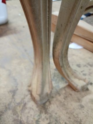 Patas madera garra de leon