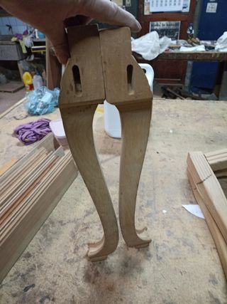 Patas madera garra de leon