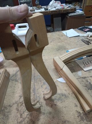 Patas madera garra de leon